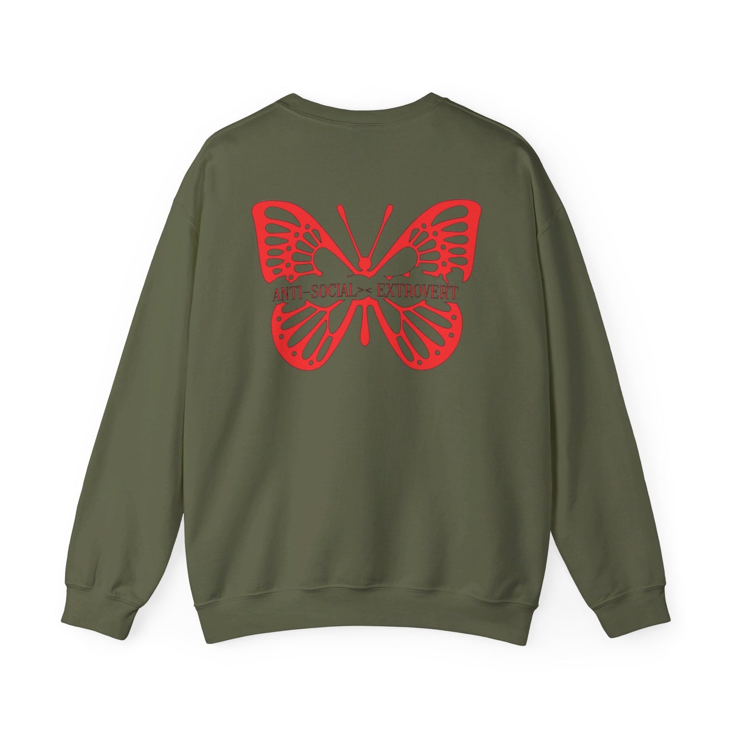 Anti-Social X Extrovert Butterfly Red - Mixtrovert